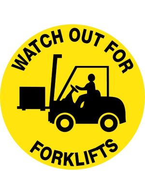 Watch Out for Forklifts Sign