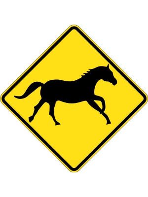 Wild Horses Picto Sign