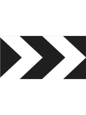 Uni-Directional Hazard Marker Chevron Sign