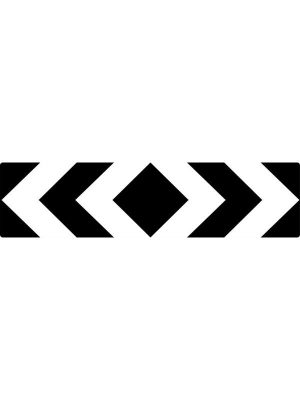 Bi Directional Hazard Marker Sign