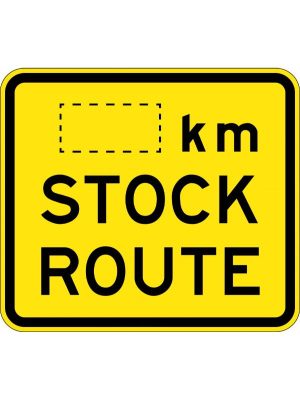 Stock Route Sign